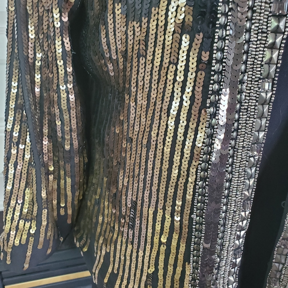 Chico's Sequin Evening Cropped Jacket - image 8